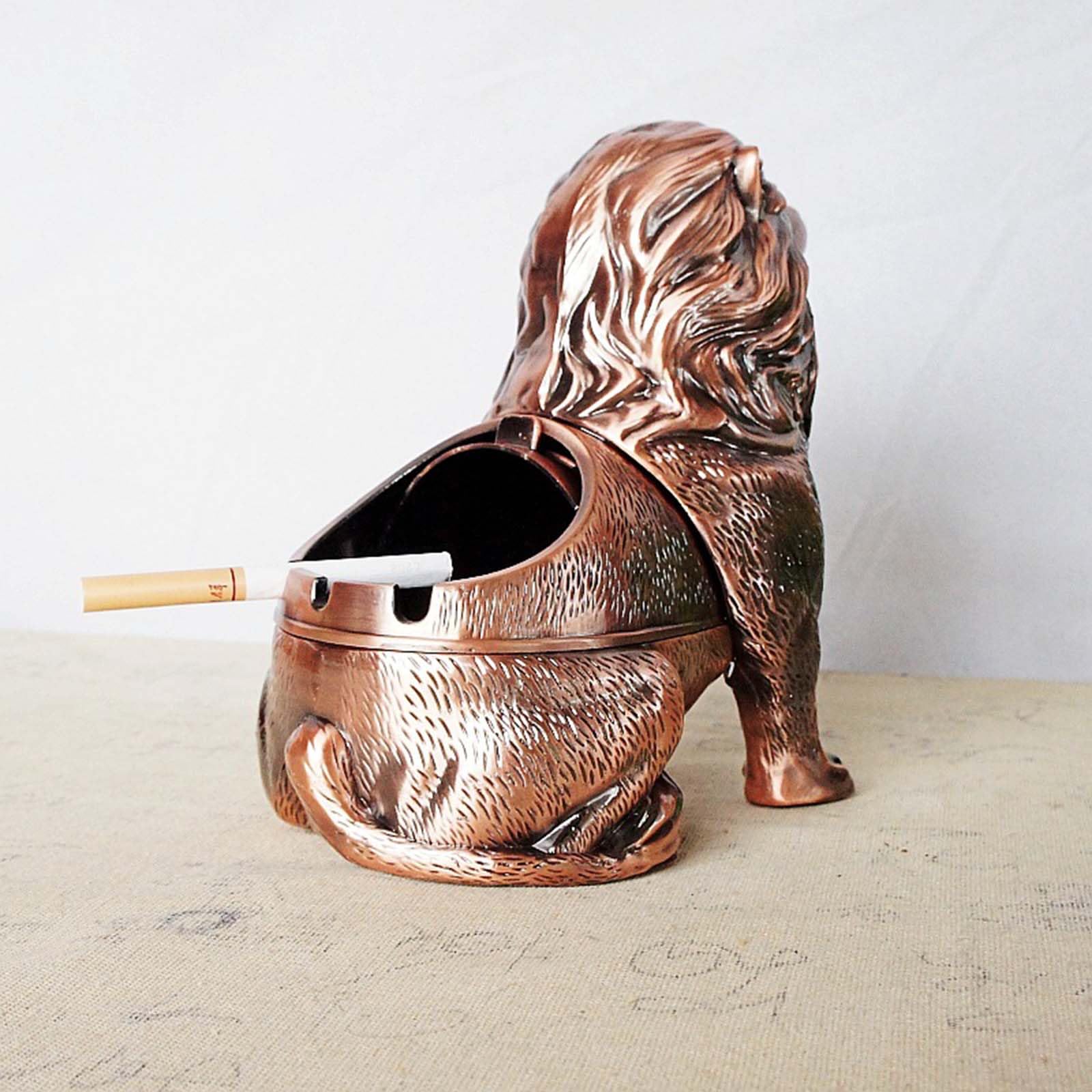 Amazon.com: KANGQL Vintage Lion Ashtray, Vintage Lion Ashtray with